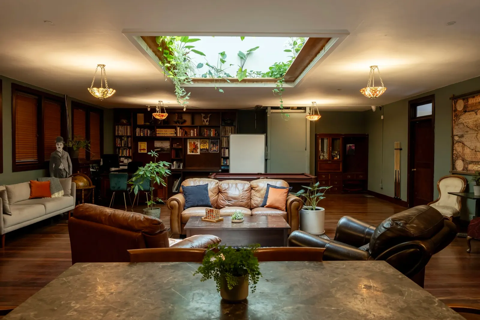 The green room lounge