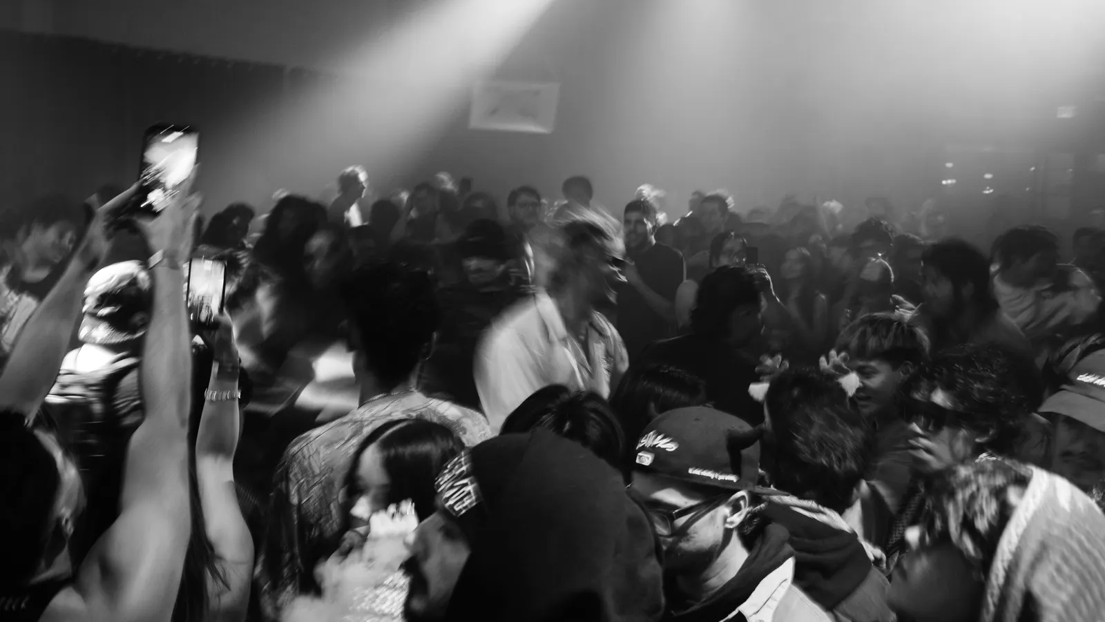 The dance floor mid-set